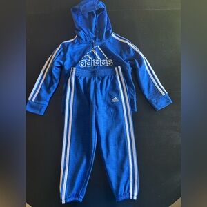 Adidas Royal Blue Tracksuit with White Accents